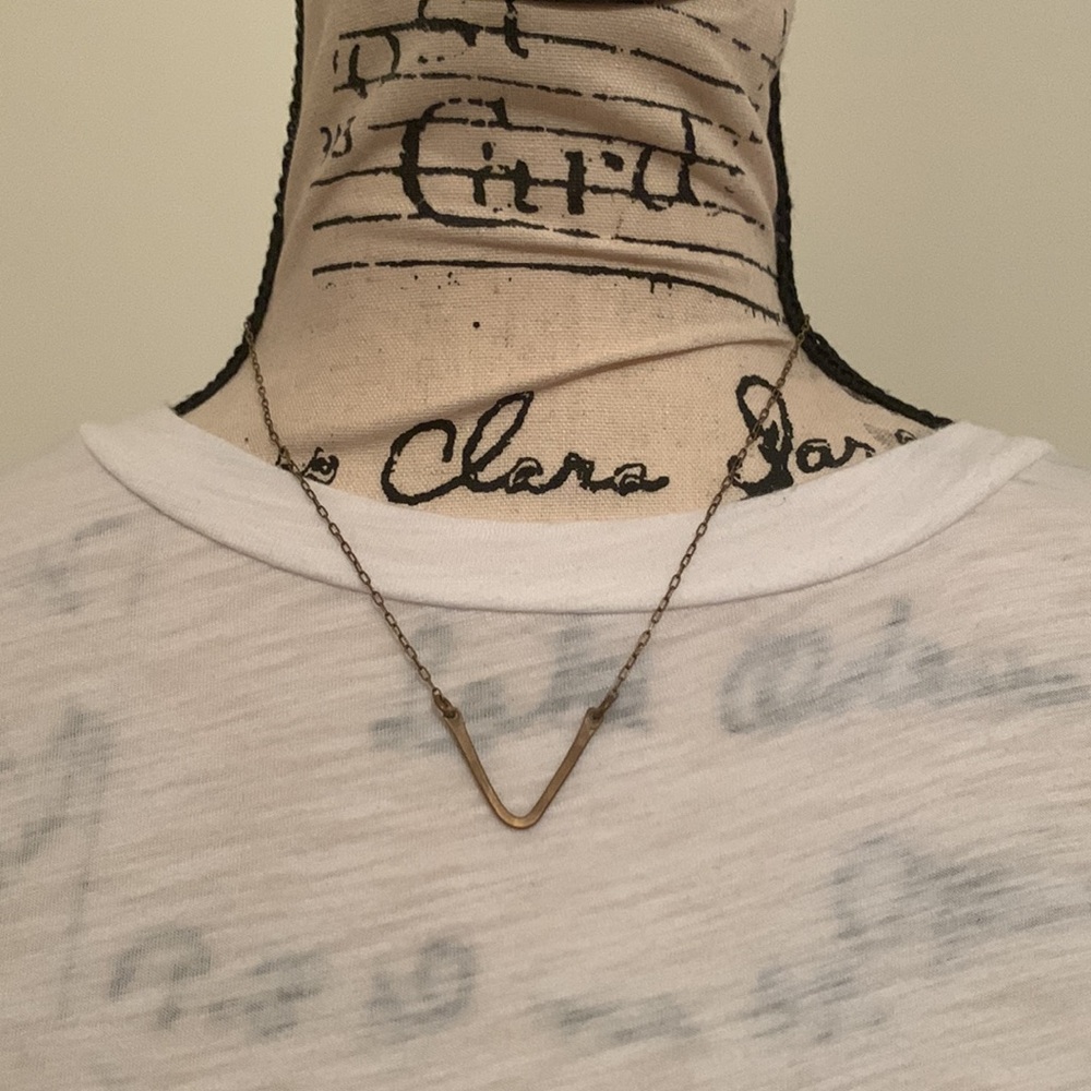 Inspire Designs Necklace- V Bar